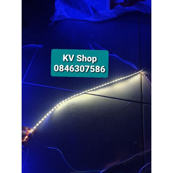 Dây đèn led 7 màu, đủ màu, dài 50cm gắn ô tô, xe máy ( Bảo Hành 3 Tháng )