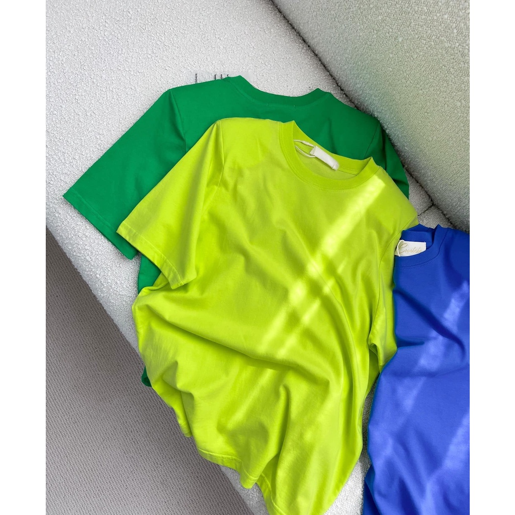 Áo Thun trơn Độn Vai