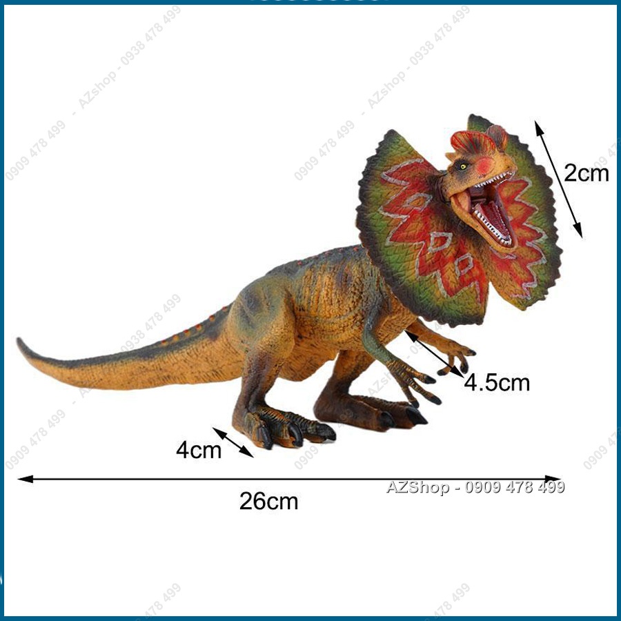 Mô Hình Khủng Long Dilophosaurus Giương Mào Hù Dọa - 7749.3