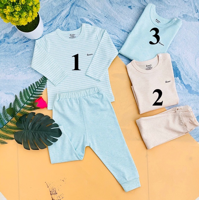 BỘ QUẦN ÁO DÀI THU ĐÔNG AVALER CHO BÉ VẢI COTTON DÀY MỀM MỊN (3 MẪU)