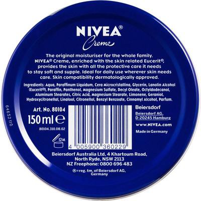 Nivea Creme - Kem dưỡng ẩm 2 in 1 dành cho da mặt và toàn thân - 75ml