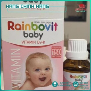 VITAMIN D3 + K RAINBOVIT BABY 30ML - NHẬP KHẨU BA LAN