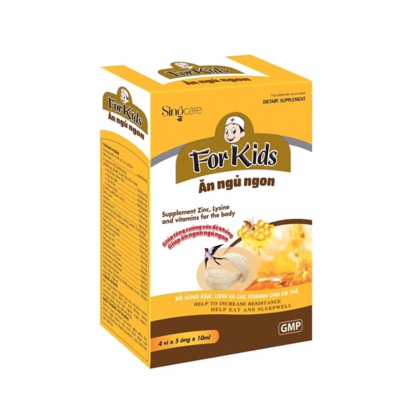 ăn ngủ ngon cho bé FORKIDS( 20 ống)