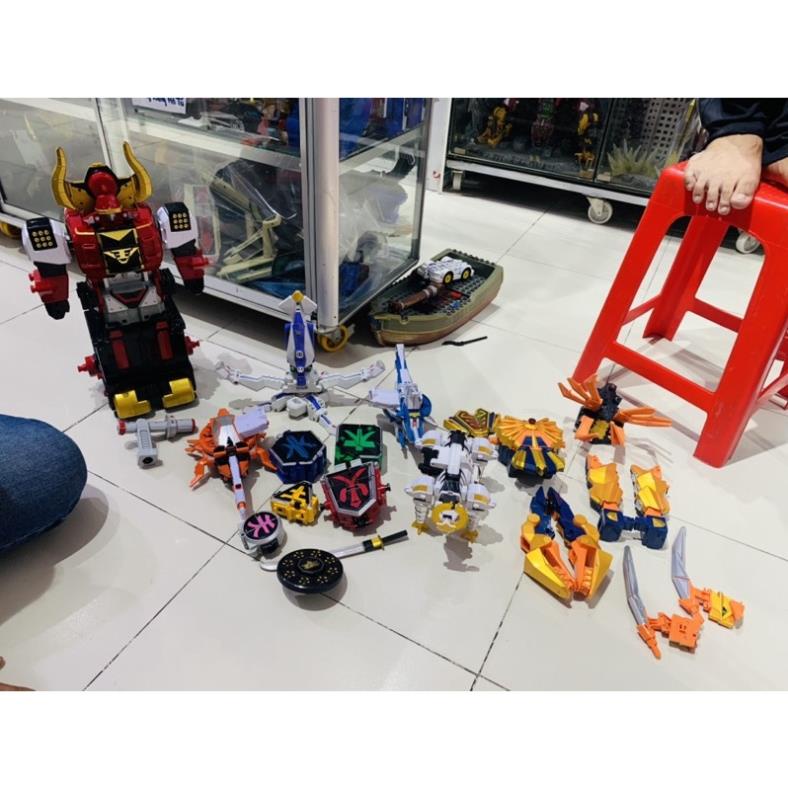 Đồ chơi siêu nhân Robo Shinkenger Dx Bandai Nhật Bản Nguyên Set