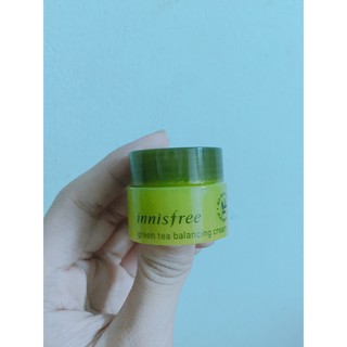 Innisfree Green Tea Balancing Cream Kem dưỡng da - 5ml