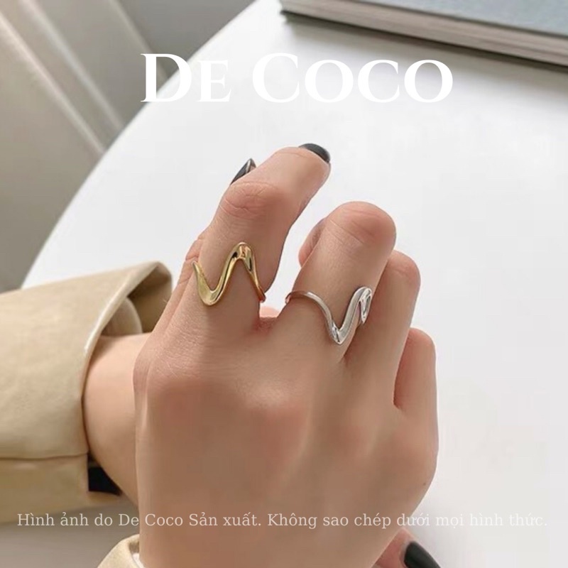 Nhẫn bạc nữ Heartbeat decoco.accessories