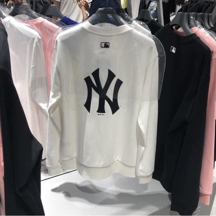 Áo Sweter In Chữ NY ❤ Áo Nỉ Dáng Rộng Unisex