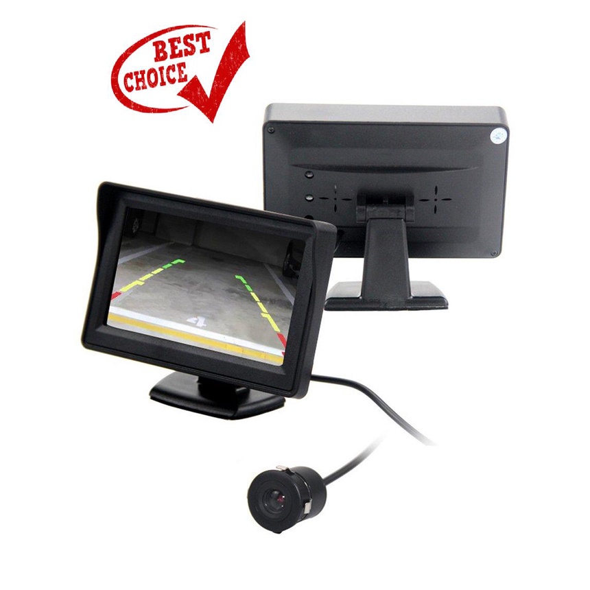 Camera Chiếu Hậu 10.7 Màn Hình Lcd 4.3inch Màu Sắc Cho Xe Hơi | BigBuy360 - bigbuy360.vn