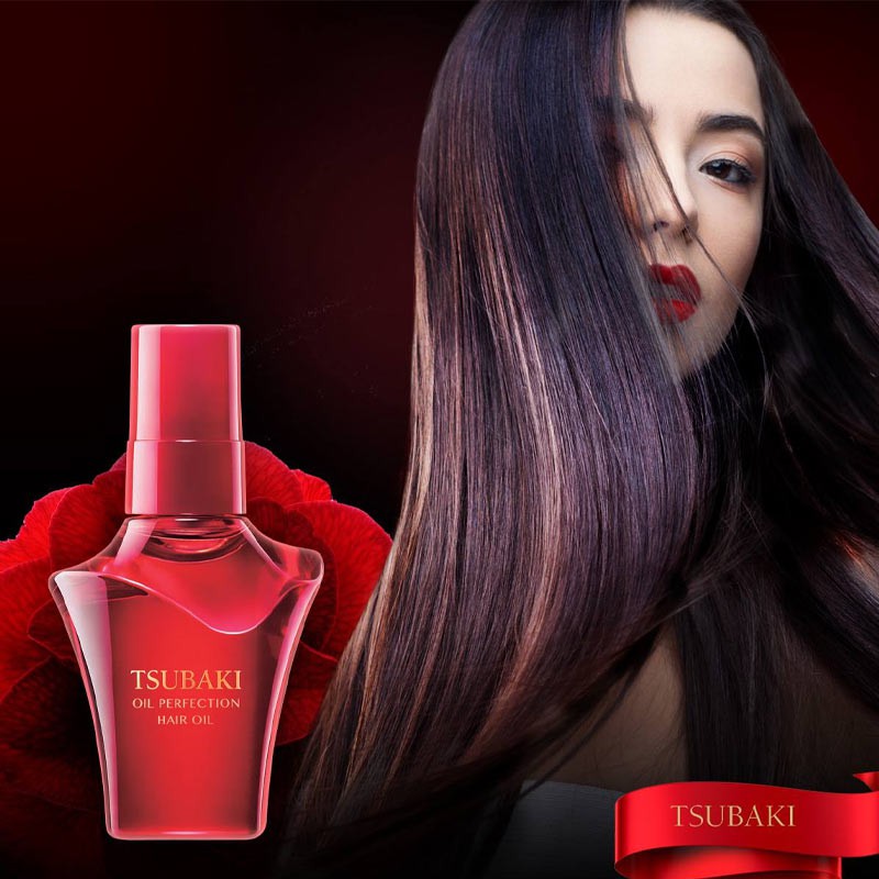 Dầu Dưỡng Tóc Tsubaki Hỗ Trợ Phục Hồi Hư Tổn Oil Perfection Hair Oil 50ml