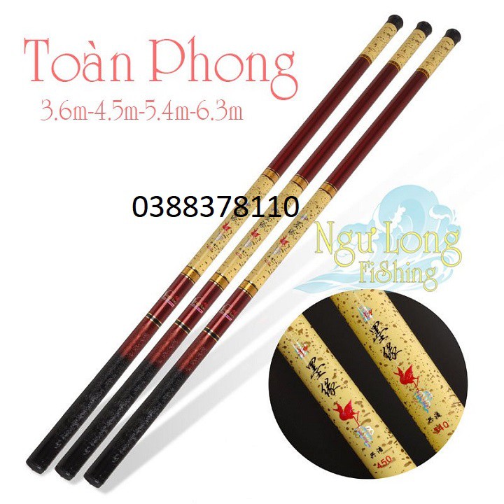 Cần Câu Tay 3H, Câu Đơn Câu Đài Toàn Phong 3H - CT 11