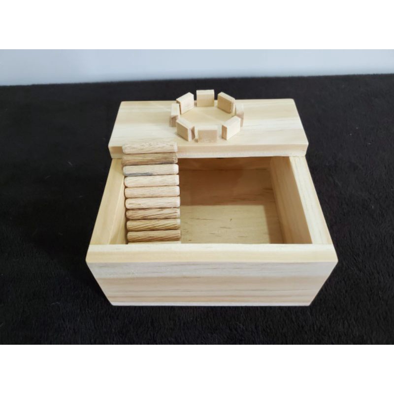 HiBi Home Mô Hình Nhà tắm Bồn tắm Cho Chuột Hamster Bằng Gỗ Chắc Chắn Bền Đẹp Size Nhỏ 15*15*7cm