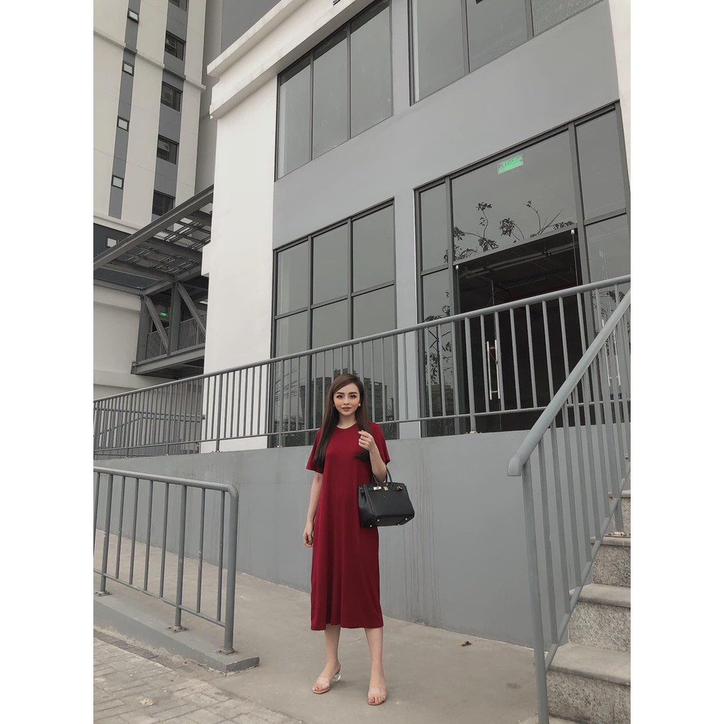 G14. 521. ĐẦM COTTON XOẮN LƯNG
