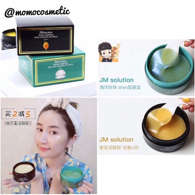 [Mã SKAMLTSM9 giảm 10% đơn 99K] Mặt nạ mắt JMSOLUTION Honey Luminous