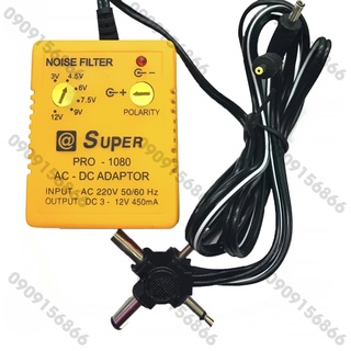 Nguồn đa năng từ 3V đến 12V (6 đầu chân cắm)