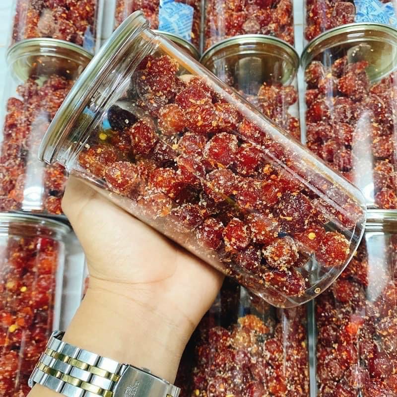 🍒🍒Chùm ruột xốc muối ớt món ăn vật tuổi thơ thần thánh - Hộp 500g - kiwikiwi