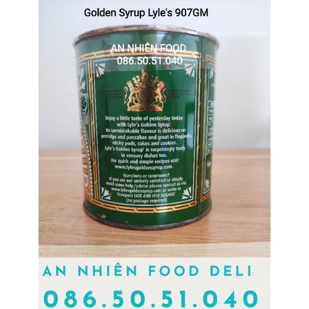 Siro Golden Syrup Mật Mía Nguyên Chất Lyle's Anh Quốc