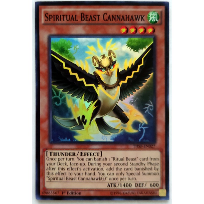 [Thẻ Yugioh] Spiritual Beast Cannahawk |EN| Super Rare