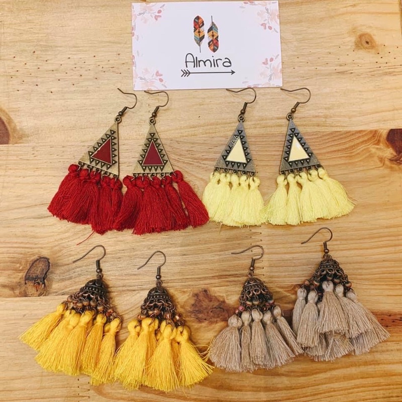 Khuyên tai Boho phong cách Vintage