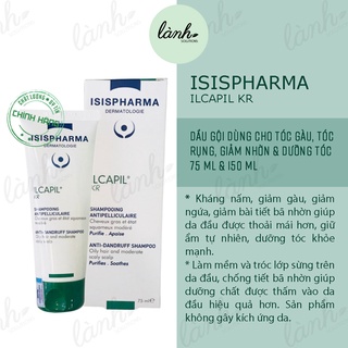 Dầu gội cho da đầu gàu, giảm rụng tóc - isispharma ilcapil kr 75ml & 150ml