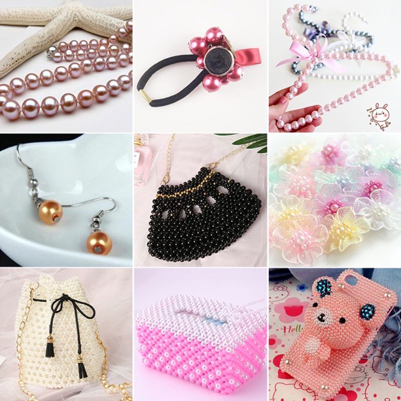 Sa Set 1680 Hạt Xỏ Lỗ Nhiều Màu Sắc Dùng Để Làm Đồ Trang Sức Thủ Công