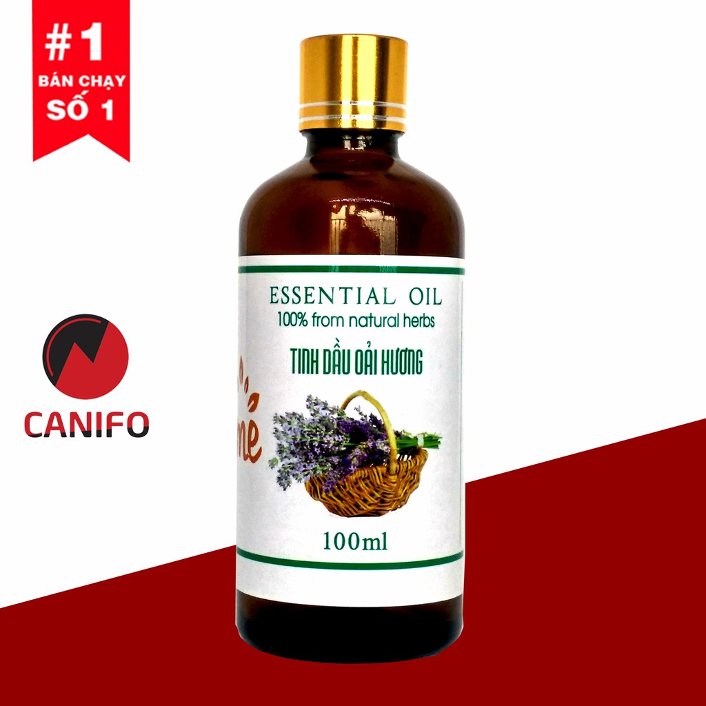 [Sỉ - 100ml] Tinh dầu oải hương CANIFO nguyên chất - tinh dầu thơm nhà lavender cao cấp, Loại hương mùi rất tươi