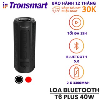 Loa Bluetooth 5.0 Tronsmart Element T6 Plus T6 Plus Upgraded - 360 độ - Hàng chính hãng - Bảo hành 12 tháng 1 đổi 1 thumbnail