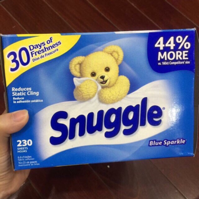 Giấy thơm quần áo Snuggle, Bounce, Suavital & Breezy của Mỹ