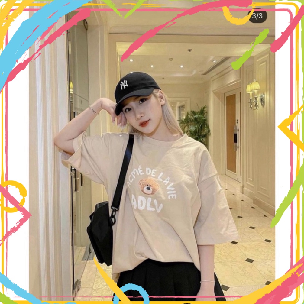 [Full tag+túi zip] Áo thun ADLV nam nữ in hình gấu bông Hot 2022 | BigBuy360 - bigbuy360.vn