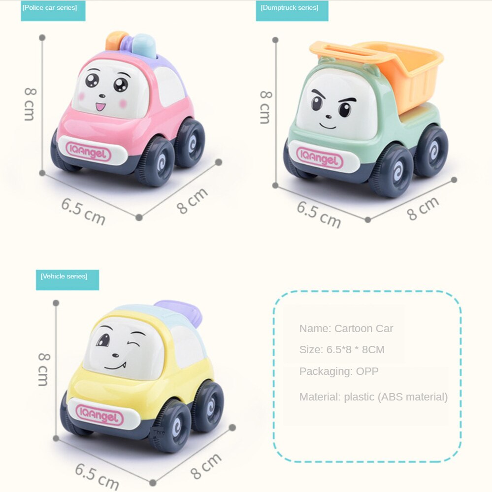 1 Xe Hơi Đồ Chơi Hoạt Hình Xinh Xắn Cho Bé