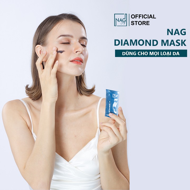 Combo mặt nạ dưỡng ẩm và thải độc NAG DIAMOND MASK mờ nám dưỡng ẩm và trắng da - NAG | BigBuy360 - bigbuy360.vn