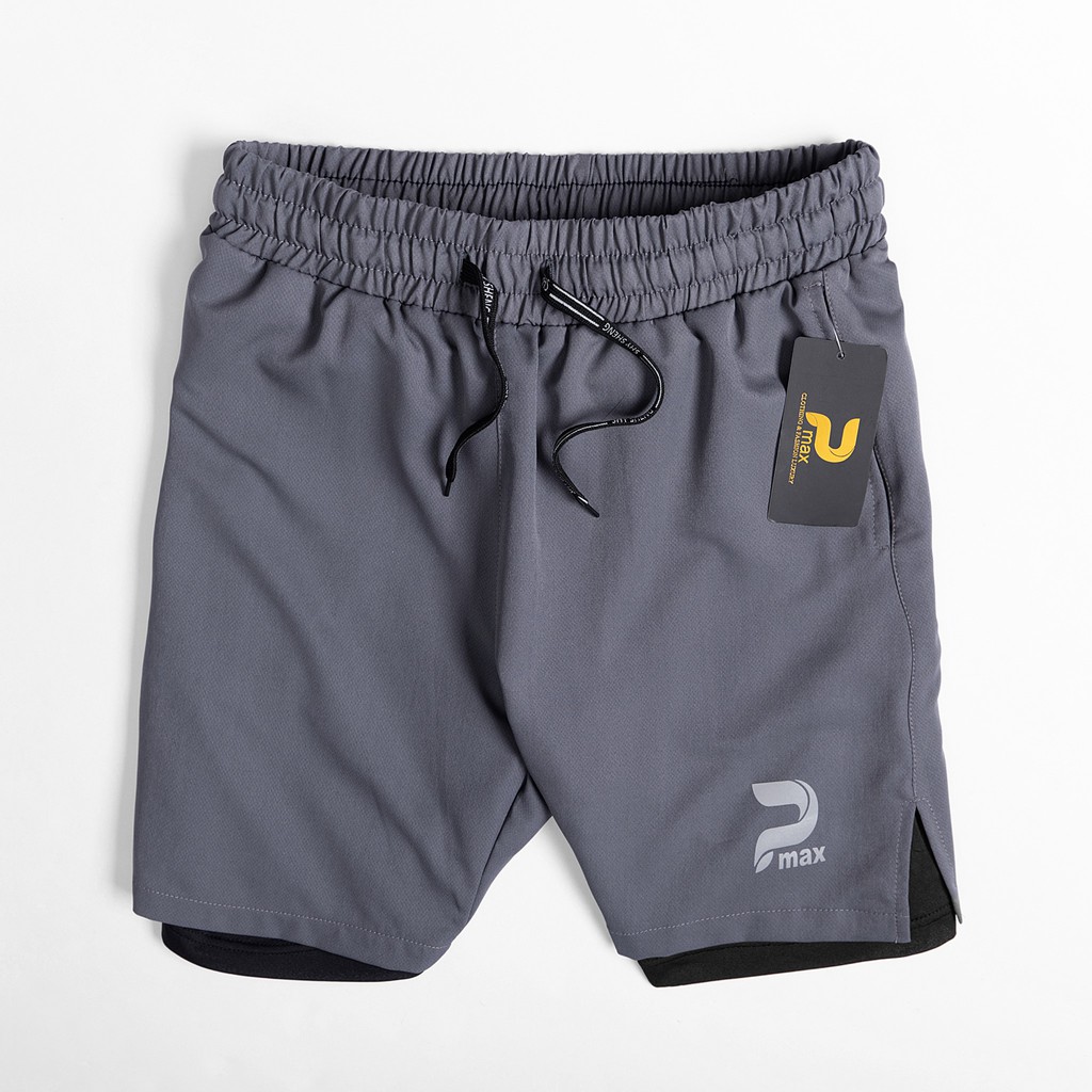 Quần đùi shorts 2in1 bó đùi trong Pmax mẫu hot hit