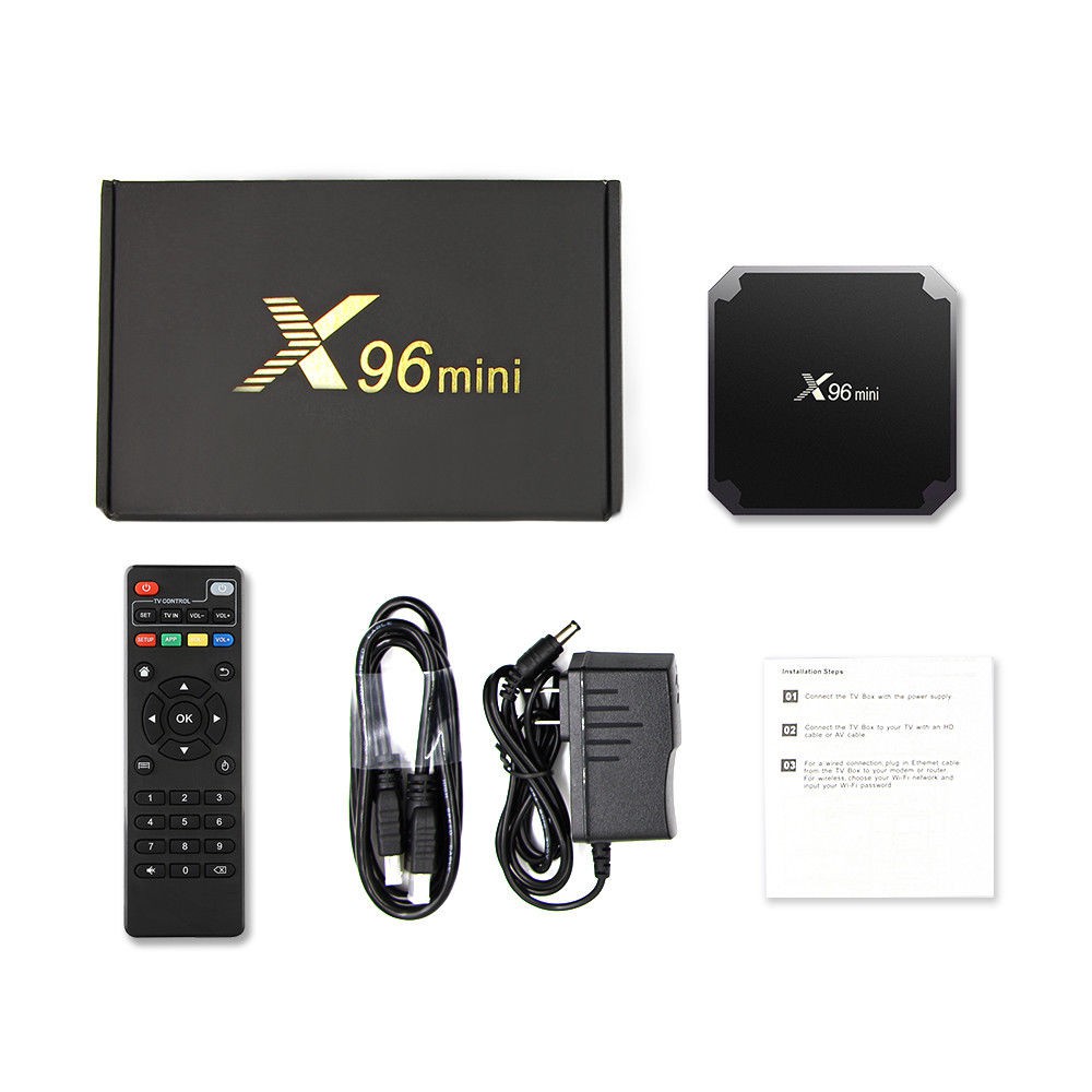 GIÁ TỐT CHỐT NGAYY Android TV Box X96 Mini Hệ Điều Hành Ram 2GB- Rom 16Gb