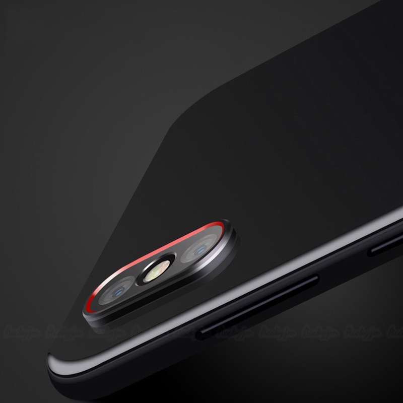 Bộ miếng dán cường lực kèm khung bảo vệ tiện dụng cho len camera For Xiaomi Redmi Note 7
