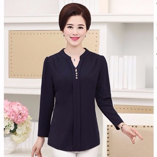 Áo trung niên tay dài size s-6xl