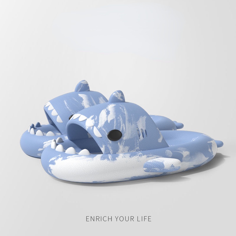 4cm Dép Đi Trong Nhà/Ngoài Trời Hình Cá Mập Dễ Thương Cho Người Lớn Và Trẻ Em dép đi trong nhà dép đi trong nhà tắm
