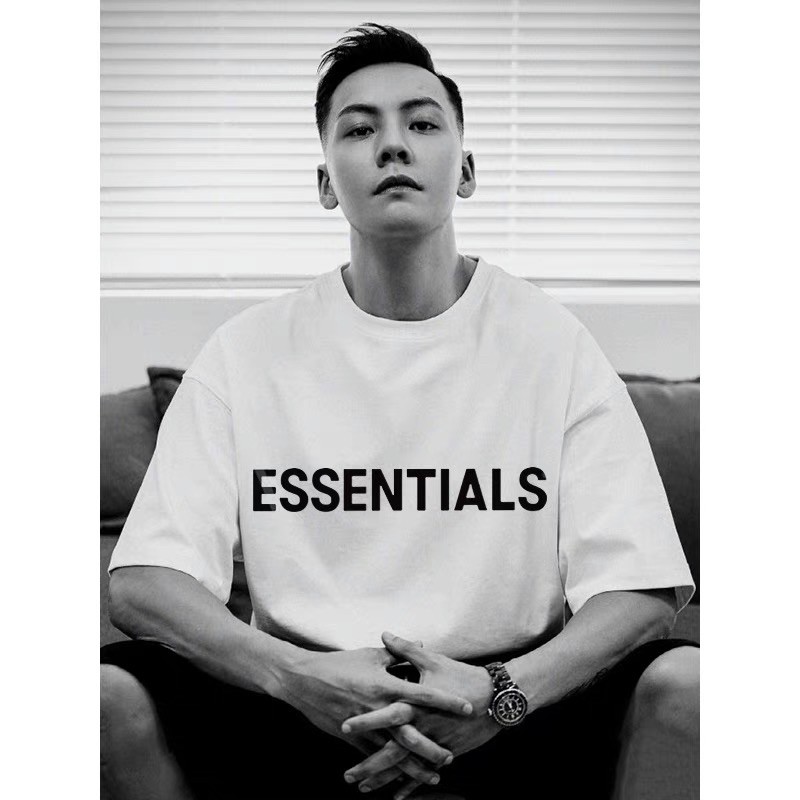 Áo thun tay lỡ Essentials, áo thun nam nữ unisex | BigBuy360 - bigbuy360.vn