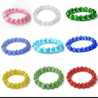 Vòng đá mắt mèo đủ màu