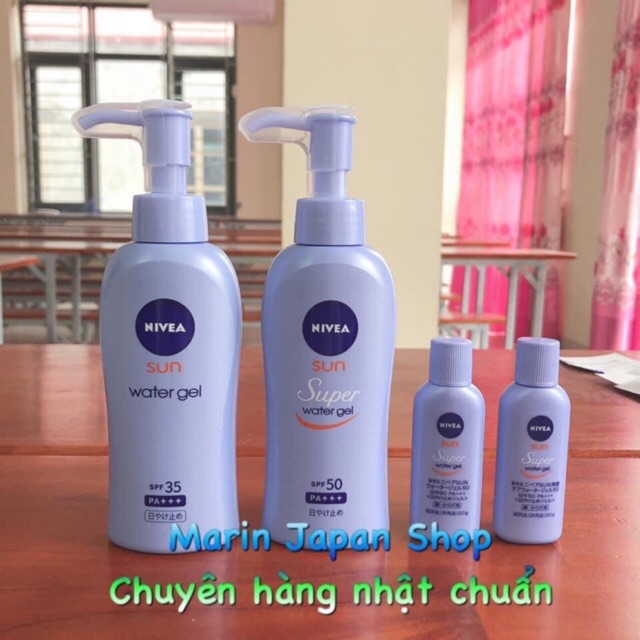 (MiNi) Kem Chống Nắng Nivea Sun Super Water Gel 140gr