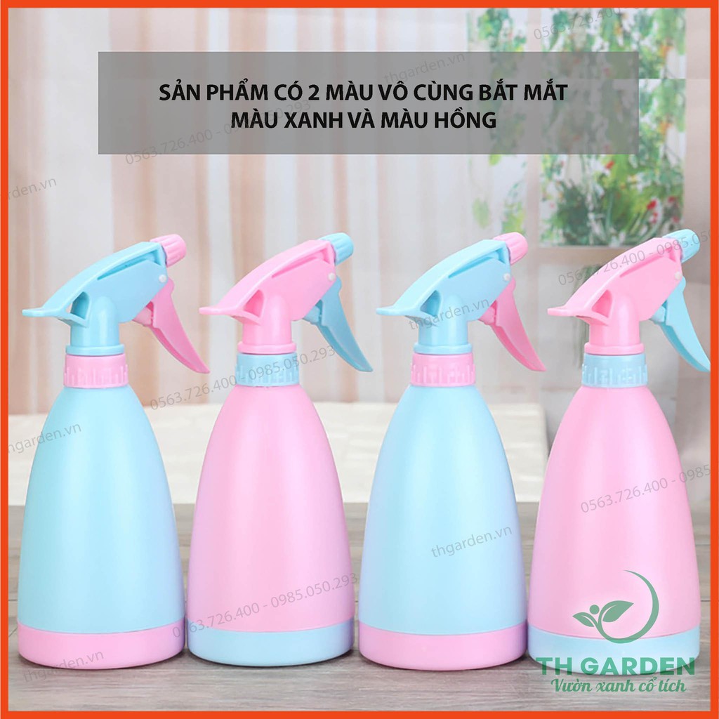 Bình tưới cây phun sương dạng xịt để bàn 400ml - Có thể phun tia hoặc phun sương