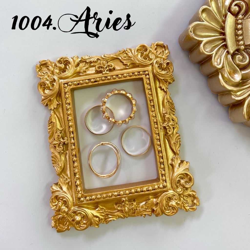 Set nhẫn nữ 5 chiếc cá tính nhẫn nữ Hàn quốc đính ngọc-1004.ARIES