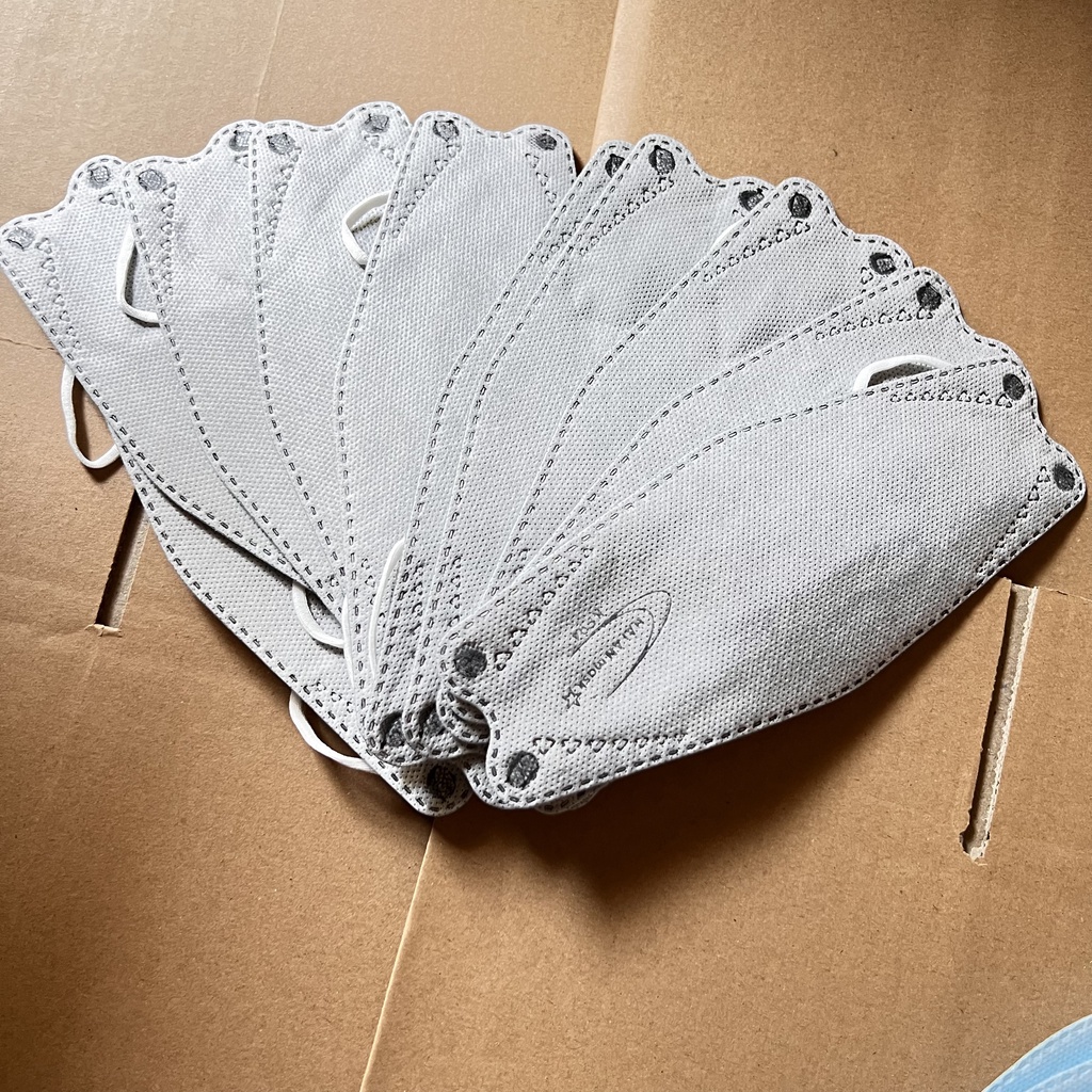 Thùng 300 Chiếc Khẩu trang 4D KF94 Hải An Mask Không Mùi Không Ngứa 4 Lớp Có Kháng khuẩn