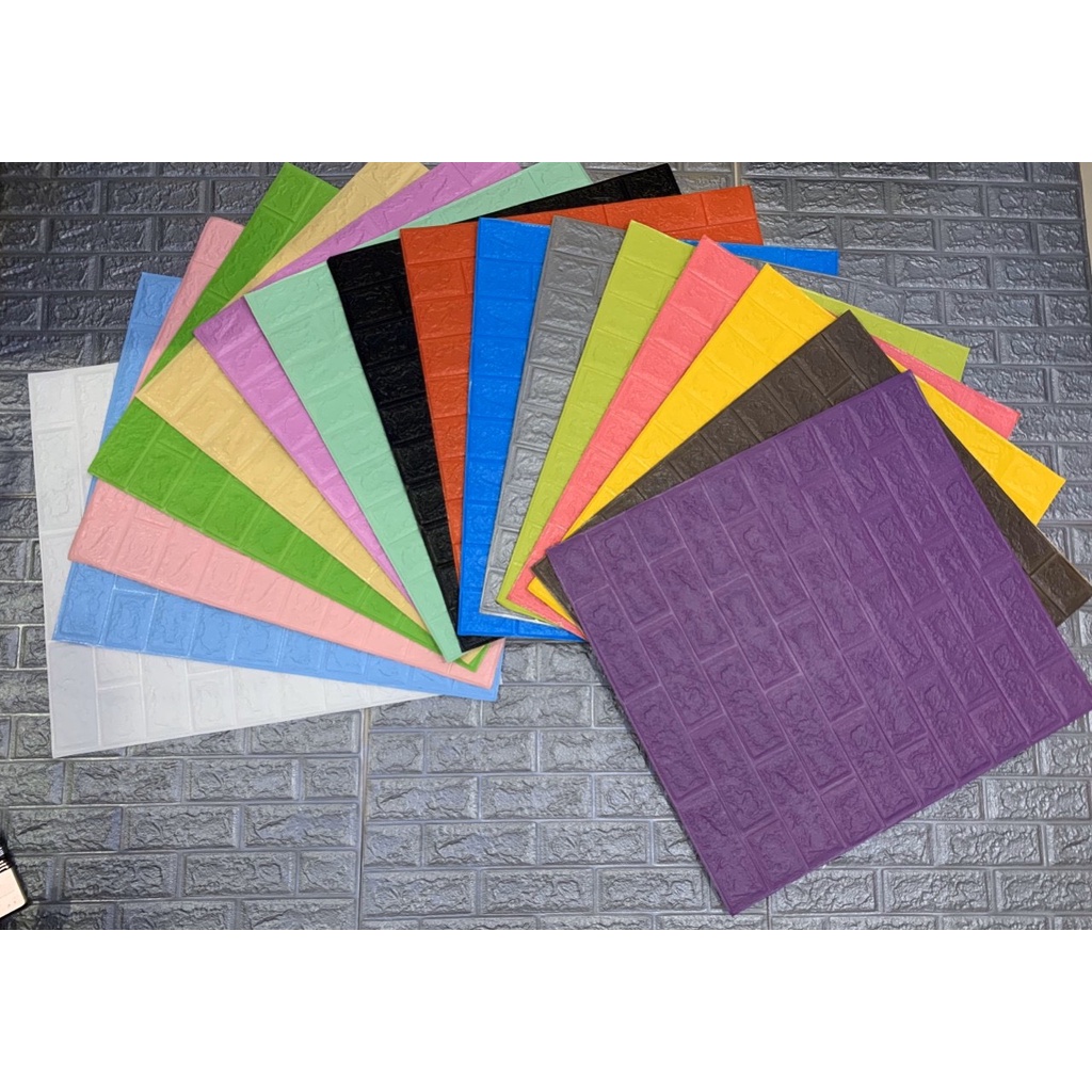 Combo 13 tấm xốp dán tường Khổ lớn 70x77cm
