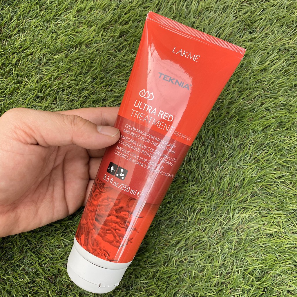 Bộ Dầu gội và Kem hấp dành cho tóc màu Đỏ Ultra Red Lakme 300ml/250ml