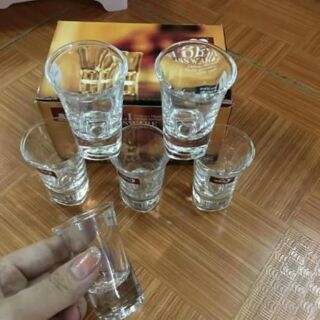 Bộ chén uống rượu đế dày