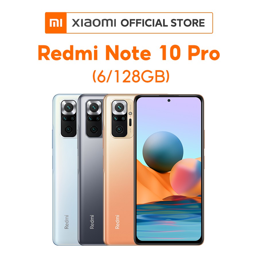 Điện thoại Xiaomi Redmi Note 10 PRO ( 6+128G) | HÀNG CHÍNH HÃNG | Bảo Hành 18 Tháng | WebRaoVat - webraovat.net.vn