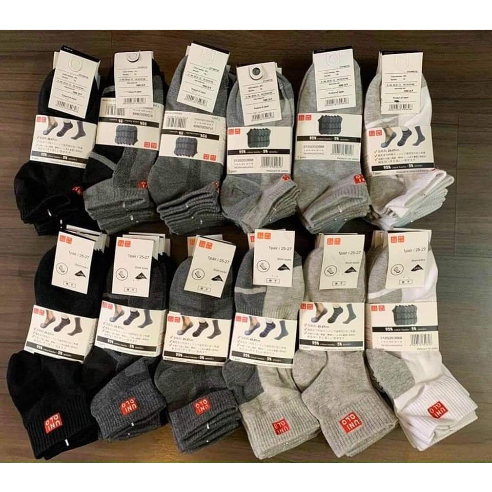 Combo 10 Đôi Tất Nam Uniqlo Chống Hôi Chân