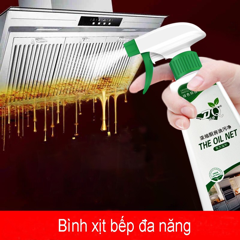 Chai xịt tẩy rửa bếp đa năng đánh bay mọi vết bẩn cứng đầu