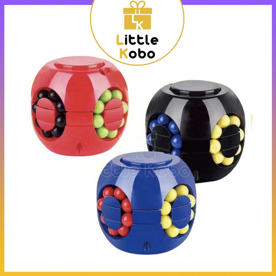 Rubik Bean Hạt Đậu Spinner Rubic Biến Thể Ma Thuật Đồ Chơi Trí Tuệ Xả Stress