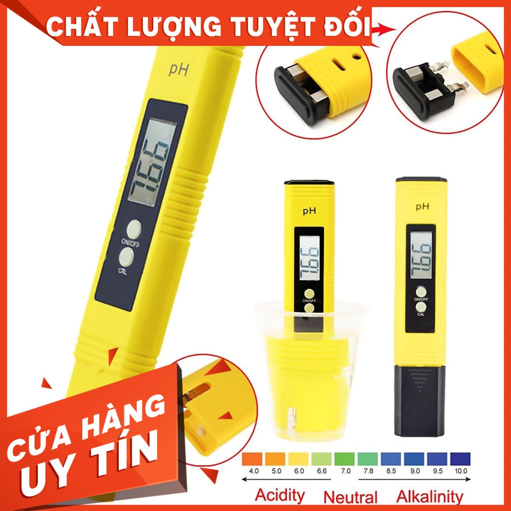 Bút Đo pH Của Nước pH-02 Hồ Cá - Guppy Xanh