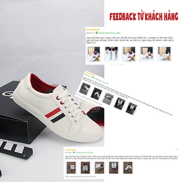 Giày thể thao nam CHAGO viền sọc nổi bật trẻ trung - giày sneaker thời trang CHAGO GTT102